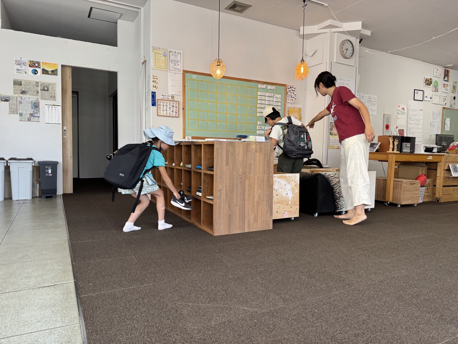 受け入れの時間。ここから一日がはじまります